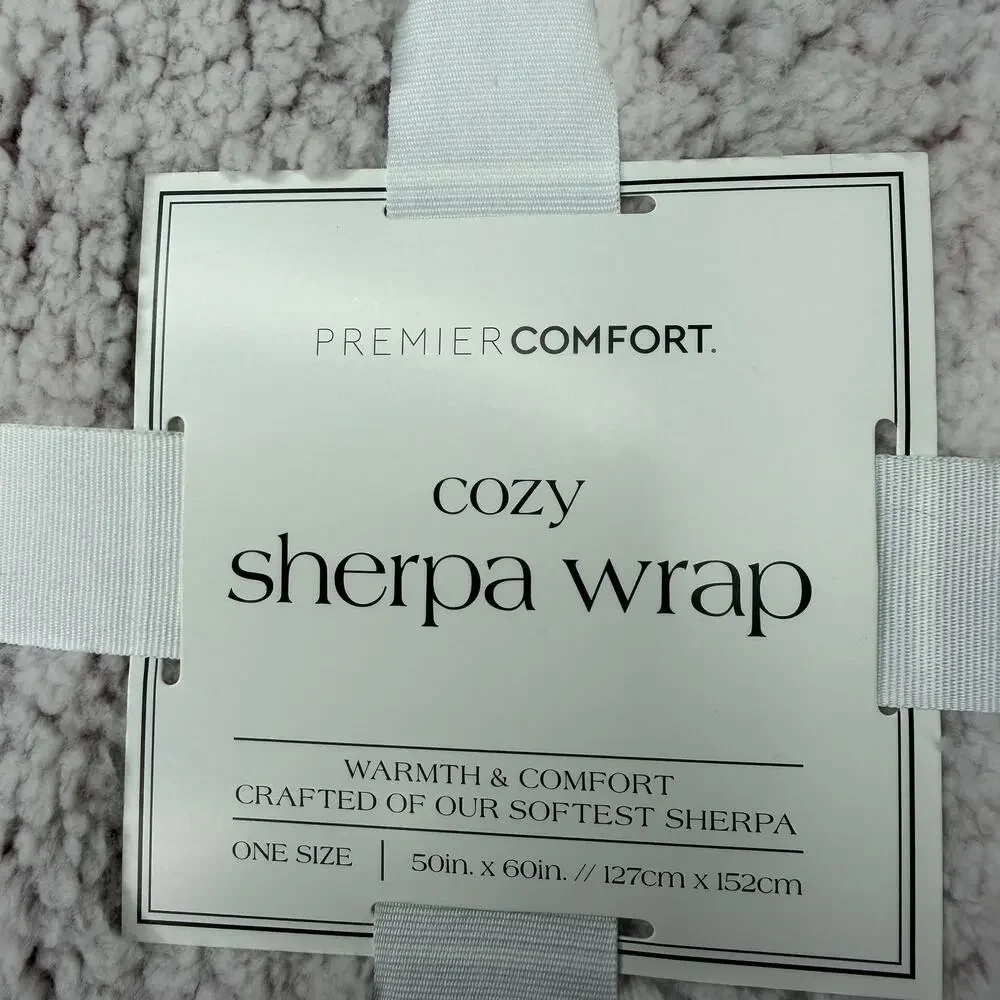Premier Comfort Cozy Sherpa Wrap Blanket